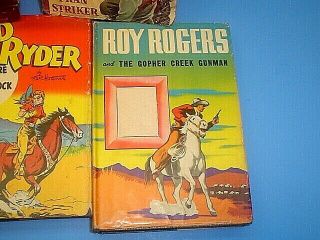 5 VINTAGE WESTERN NOVELS LONE RANGER GENE AUTRY ROY ROGERS RED RYDER BOOKS 4