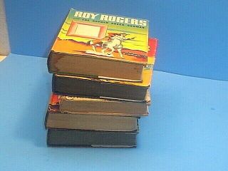 5 VINTAGE WESTERN NOVELS LONE RANGER GENE AUTRY ROY ROGERS RED RYDER BOOKS 5