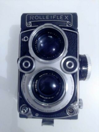 Rolleiflex 3.  5f White Face With Xenotar 3.  5 75mm