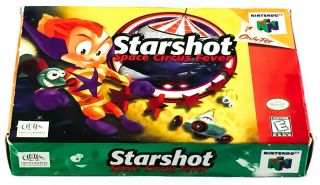 (rb170) Collectible Vintage Nintendo 64 N64 Star Shot Space Circus Fever Only Box
