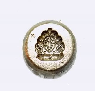 India Vintage Bronze Jewelry Die Mold/mould Hand Engraved Designs.  Std - 204