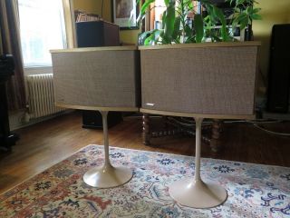 Bose 901 Speakers Series Vi With Equalizer & Tulip Stands Usa Made