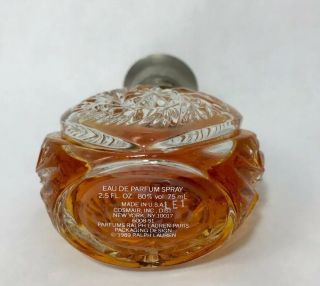 1989 Vintage Ralph Lauren Pure perfume 2.  5 fl oz.  Women Perfume 5