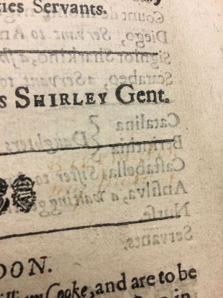 The Maides Revenge A Tragedy Written by James Shirley 1639 (First Edition?) 11