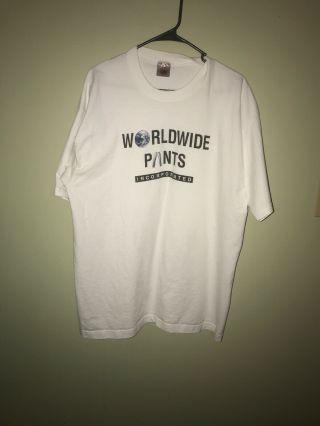 Worldwide Pants T Shirt Late Show With David Letterman Vintage Made In Usa Xl