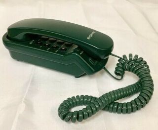 Vintage Sony It - B3 Corded Telephone/landline Single Line (green)
