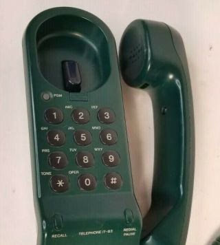 Vintage Sony IT - B3 Corded Telephone/Landline Single Line (GREEN) 3