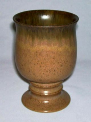 Denby Vintage Stoneware 12 Oz.  Goblet (romany Brown) England