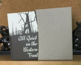 2010 Folio Society All Quiet On The Western Front Erich Maria Remarque Illustrat
