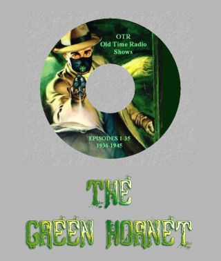 The Green Hornet 35 Old Time Radio Shows Rare Vintage Otr 1 Cd Superhero Sci - Fi