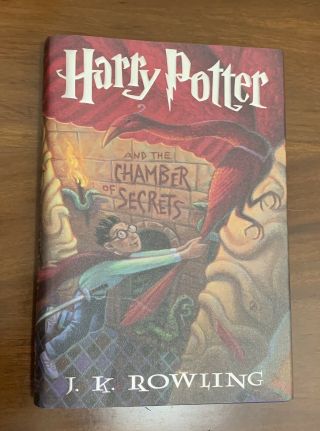 Signed Harry Potter And The Chamber Of Secrets By J.  K.  Rowling Us First Edition