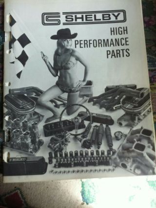 Vintage Shelby High Performance 25 Pg.  Plus Parts/price Sheets Order Form