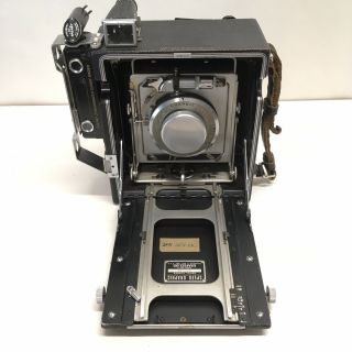 GRAFLEX SPEED GRAPHIC 4X5 Camera - Kodak Graphic Supermatic X - Case, 10