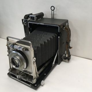 GRAFLEX SPEED GRAPHIC 4X5 Camera - Kodak Graphic Supermatic X - Case, 2