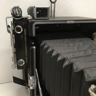 GRAFLEX SPEED GRAPHIC 4X5 Camera - Kodak Graphic Supermatic X - Case, 4