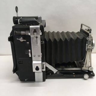 GRAFLEX SPEED GRAPHIC 4X5 Camera - Kodak Graphic Supermatic X - Case, 6