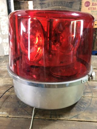 Vintage Tripp Lite Mv - 12 Signal Siren Beacon Light