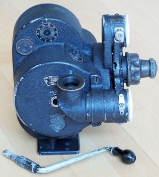 Bell & Howell Eyemo 71 35mm movie camera w/ winding ratchet | spyder turret 4