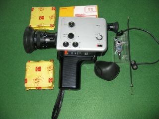 Braun Nizo 561 Macro With Variogon 7 - 56mm F1.  8 Set With Kodak Film & Self Timer