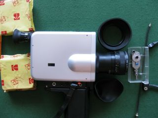 Braun Nizo 561 Macro with Variogon 7 - 56mm f1.  8 set with Kodak film & self timer 5