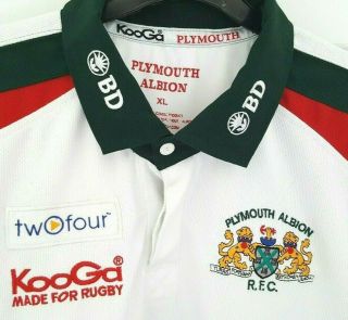 Kooga - Plymouth Albion RFC - Vintage 2004 Home Rugby Jersey/Shirt - Adult - XL 4
