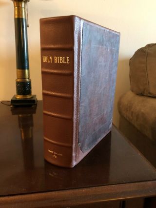 Restored 1791 Isaac Collins Bible,  First Addition