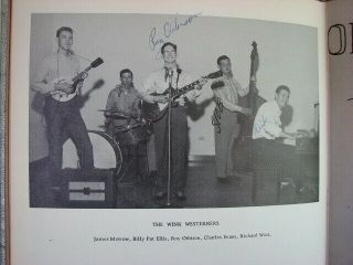 The Wildcat 1954 Yearbook Wink High School,  Wink Texas Roy Orbison SIGNED 9