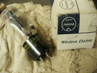 Western Electric 101f Triode Vacuum Tube,  1966 Vintage Very Strong