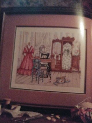 The Romance of Paula Vaughan hard cover book cross stitch chart patterns vintage 6
