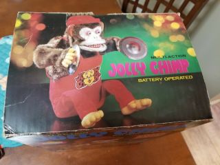 Vintage 60’s Jolly Chimp Multi - Action 1960s Twain No.  H201 with Box 2