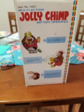 Vintage 60’s Jolly Chimp Multi - Action 1960s Twain No.  H201 with Box 5