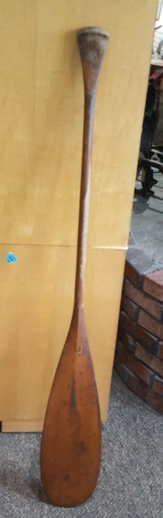 Antique Vintage ◇ Old Town Canoe Paddle ◇ 51 " With Finish