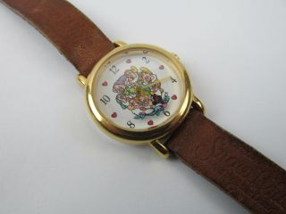 Vintage Timex Disney Snow White and the Seven Dwarfs Analog Watch w/ Battery 3