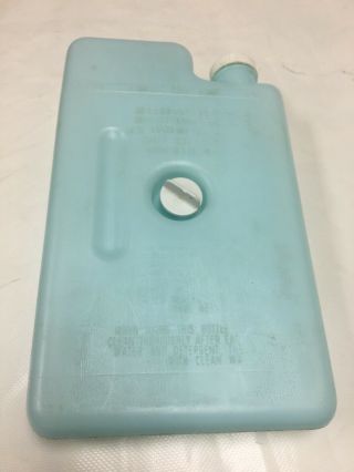 Vintage Refreeze Bottle Ice Chest Cooler Screw In Pack Plastic Lid Replacement