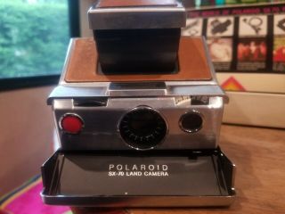 Polaroid SX - 70 Land Camera  with Case,  Flash,  Accessories Kit,  Boxes 3