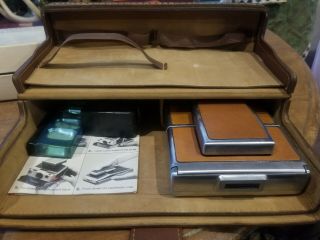 Polaroid SX - 70 Land Camera  with Case,  Flash,  Accessories Kit,  Boxes 6