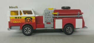 Vintage Majorette 3000 Fire Truck Engine 3033 1:47 Scale Diecast