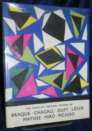 Art In Posters Braque Chagall Matisse Picasso Miro 1st Ed 1959 W Dust Jacket