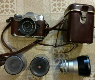 Kodak Retina Reflex Iv Camera,  Schneider Kreuznach 28mm 50mm 135mm 200mm Lenses