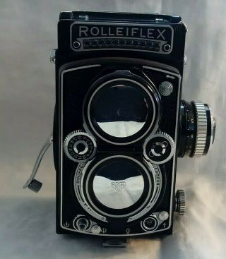 Rolleiflex DBP DBGM Camera Planar 1:3.  5 75mm Heidosmat 1:2.  8 No 1740563 2