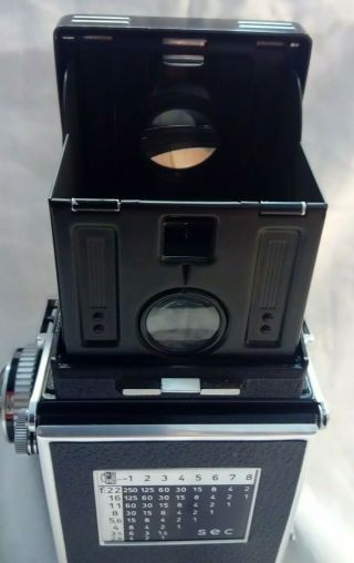 Rolleiflex DBP DBGM Camera Planar 1:3.  5 75mm Heidosmat 1:2.  8 No 1740563 9