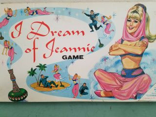 Vintage Milton Bradley 1965 I Dream Of Jeannie Tv Show Board Game 4633