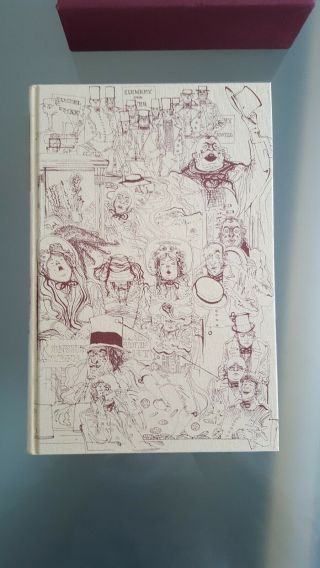 FOLIO SOCIETY HARDBACK CHARLES DICKENS - PICKWICK PAPERS WITH SLIP CASE. 3