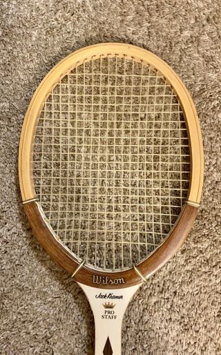 Vintage Wilson JACK KRAMER Pro Staff Tennis Racquet Racket 4 5/8 Grip 5
