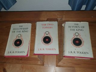 J.  R.  R.  Tolkien (1955 1956) ‘the Lord Of The Rings’ Trilogy,  First Editions