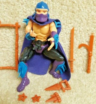 Vintage 1988 Tmnt Teenage Mutant Ninja Turtles Action Figure Shredder Complete