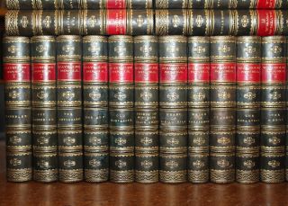 1871 The Waverley Novels Sir Walter SCOTT Centenary Edition 25 Volumes Leather 5