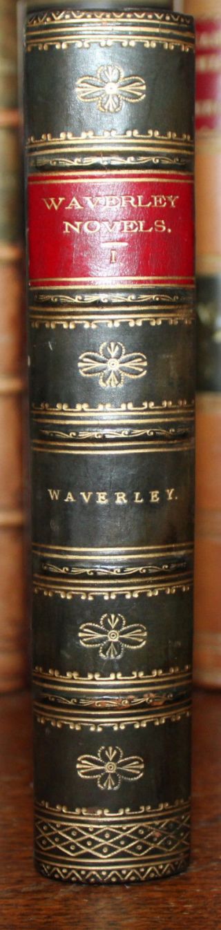 1871 The Waverley Novels Sir Walter SCOTT Centenary Edition 25 Volumes Leather 8