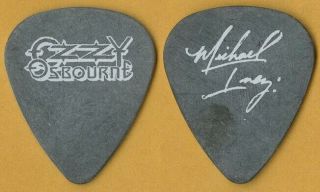 Ozzy Osbourne 1992 No More Tours Concert Tour Mike Inez Vintage Band Guitar Pick