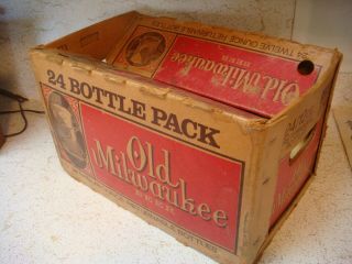Vintage Old Milwaukee Beer 24 - Bottle Pack Box
